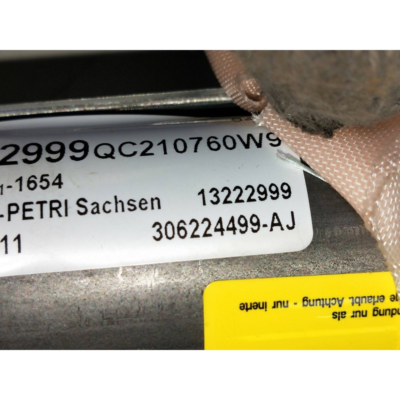 Recambio de airbag cortina delantero derecho para opel insignia berlina 2.0 cdti cat referencia OEM IAM 13222999 306224499AJ 