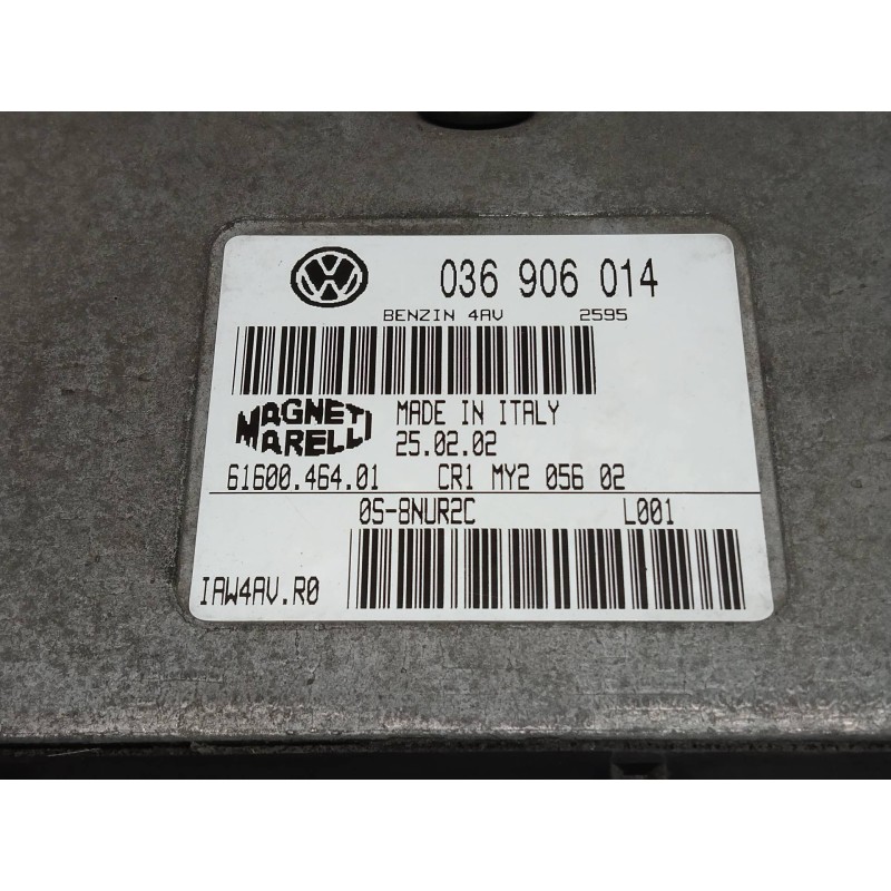Recambio de centralita motor uce para volkswagen golf iv berlina (1j1) básico referencia OEM IAM IAW4AVR0 036906014 6160046401