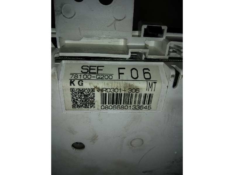 Recambio de cuadro instrumentos para honda accord berlina (cl/cn) 2.2i ctdi sport referencia OEM IAM HR0301306 78100G200 SEF F06
