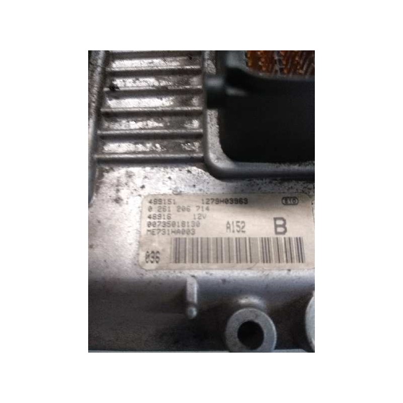 Recambio de centralita motor uce para alfa romeo 147 (190) 1.6 16v cat referencia OEM IAM 0261206714 489151 A152