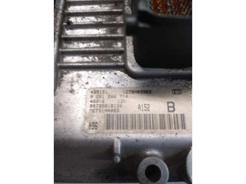 Recambio de centralita motor uce para alfa romeo 147 (190) 1.6 16v cat referencia OEM IAM 0261206714 489151 A152