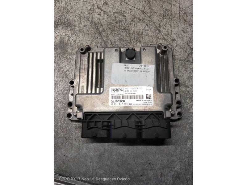 Recambio de centralita motor uce para ford fiesta (cb1) titanium referencia OEM IAM 0281017831 AV2112A650GC 