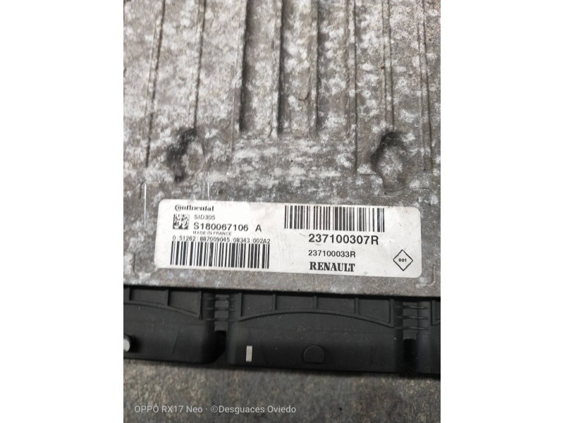 Recambio de centralita motor uce para renault espace iv (jk0) expression referencia OEM IAM S180067106A 237100307R 