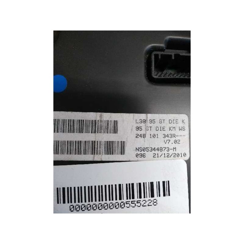 Recambio de cuadro instrumentos para renault megane iii sport tourer 1.5 dci diesel fap referencia OEM IAM 248101343R  