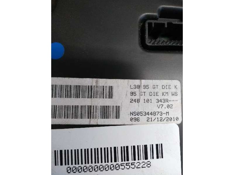 Recambio de cuadro instrumentos para renault megane iii sport tourer 1.5 dci diesel fap referencia OEM IAM 248101343R  