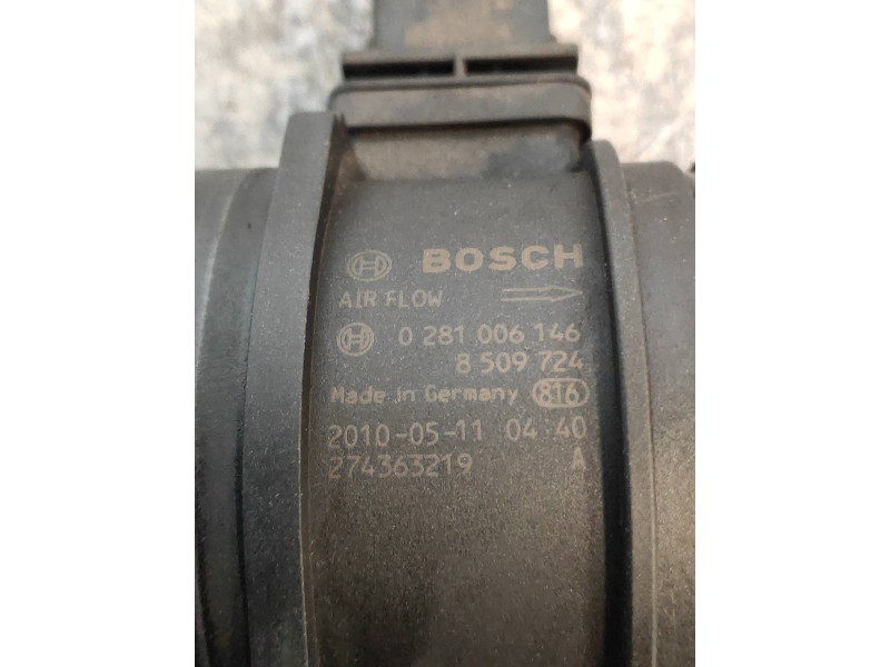 Recambio de caudalimetro para bmw x1 (e84) xdrive 23d referencia OEM IAM 0281006146 8509724 274363219 BOSCH