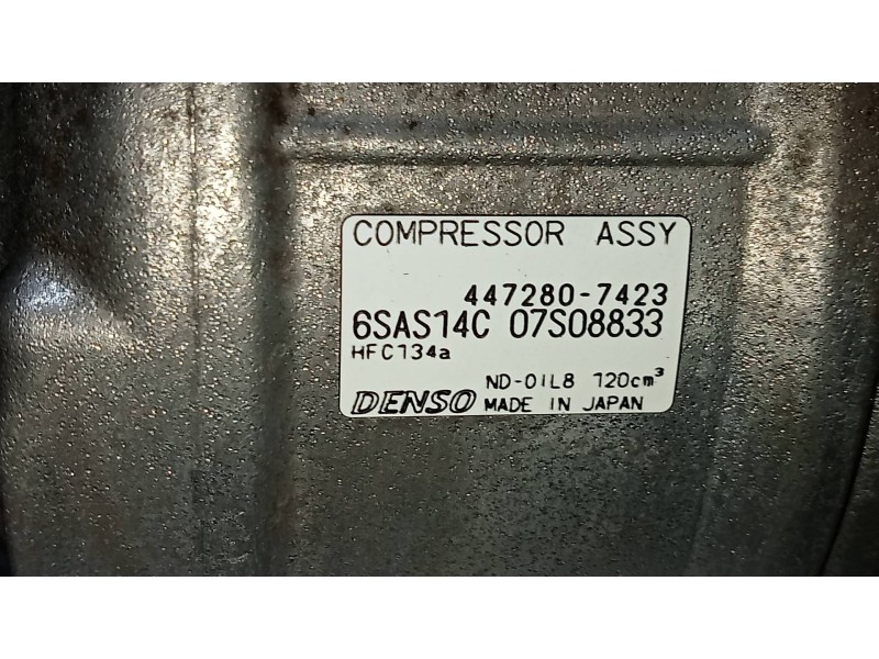 Recambio de compresor aire acondicionado para mercedes clase gla (w156) gla 200 cdi (156.908) referencia OEM IAM 4472807423 6SAS
