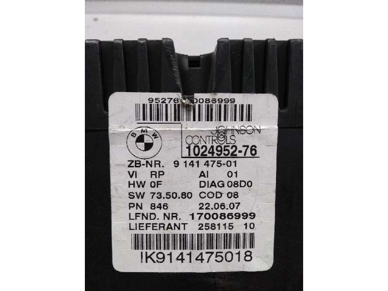 Recambio de cuadro instrumentos para bmw serie 1 berlina (e81/e87) referencia OEM IAM 102495276 IK9141475018 
