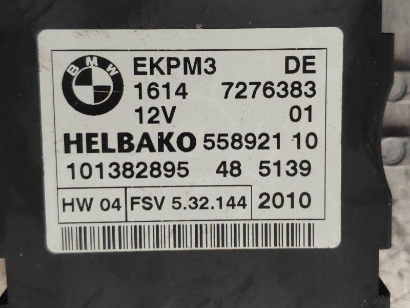 Recambio de modulo electronico para bmw x1 (e84) xdrive 23d referencia OEM IAM 7276383 55892110 101382895 EKPM3 HELBAKO