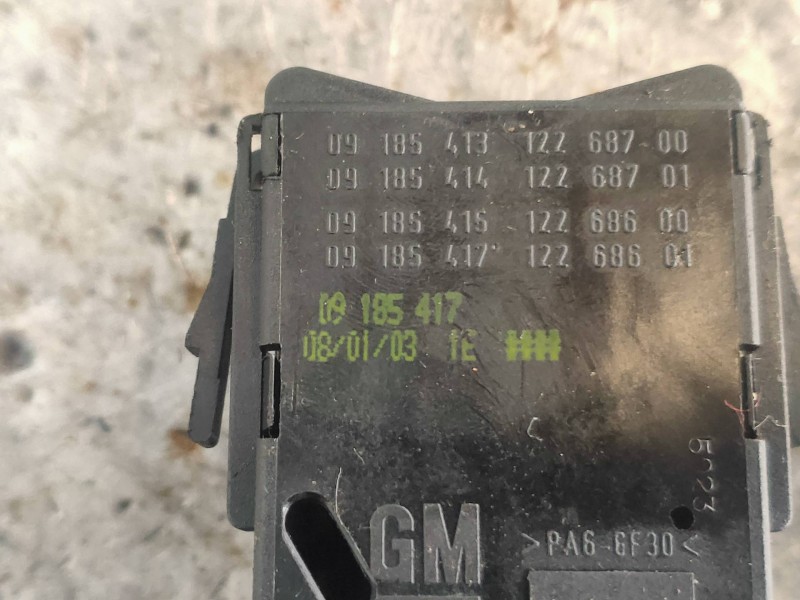 Recambio de mando limpia para opel corsa c blue line referencia OEM IAM 09185417  