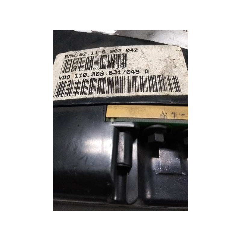 Recambio de cuadro instrumentos para bmw serie 3 compacto (e36) 1.7 turbodiesel cat referencia OEM IAM 110008831049A 62116903042