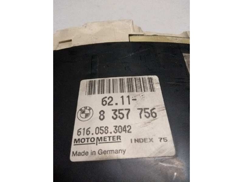 Recambio de cuadro instrumentos para bmw serie 3 berlina (e36) 1.8 cat (m43) referencia OEM IAM 6160583042 62118357756 922030104