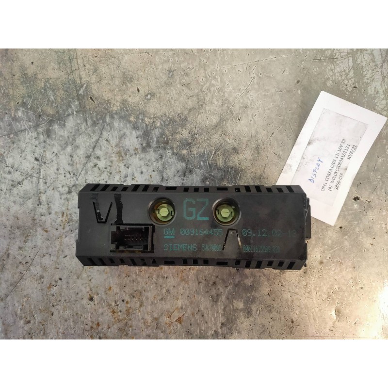 Recambio de pantalla multifuncion para opel corsa c blue line referencia OEM IAM 5WK70005 009164455 