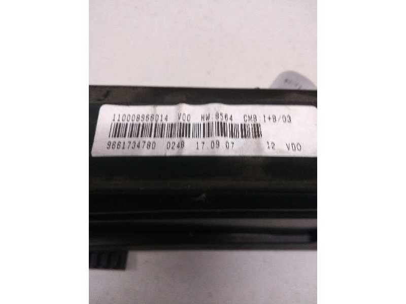 Recambio de cuadro instrumentos para citroen xsara picasso 1.6 hdi 90 exclusive referencia OEM IAM 9661734780 110008966014 