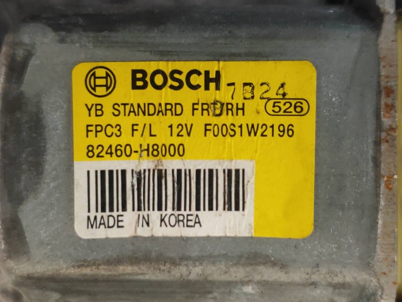 Recambio de elevalunas delantero derecho para kia rio (yb) attract referencia OEM IAM 82460H8000  