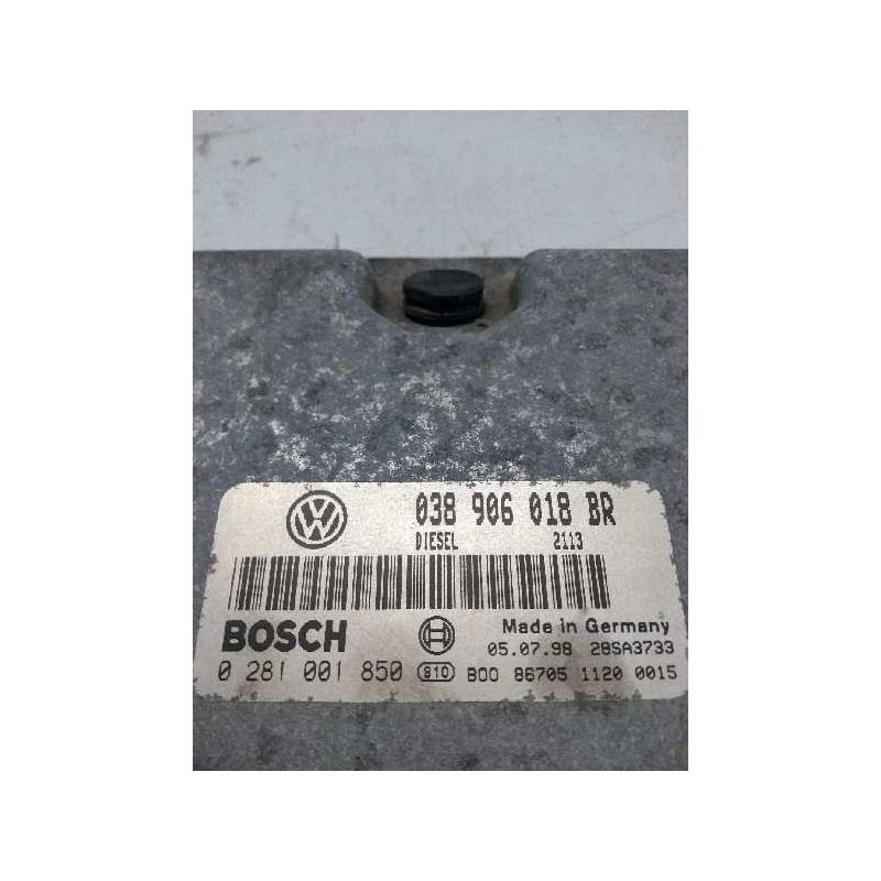 Recambio de centralita motor uce para skoda octavia berlina (1u2) 1.9 tdi referencia OEM IAM 0281001850 038906018BR 