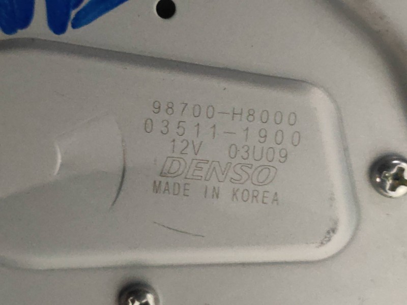 Recambio de motor limpia trasero para kia rio (yb) attract referencia OEM IAM 035111900 98700H8000 