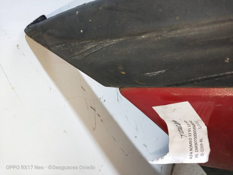 Recambio de paragolpes trasero para alfa romeo 33 berlina 1.4 ie referencia OEM IAM   