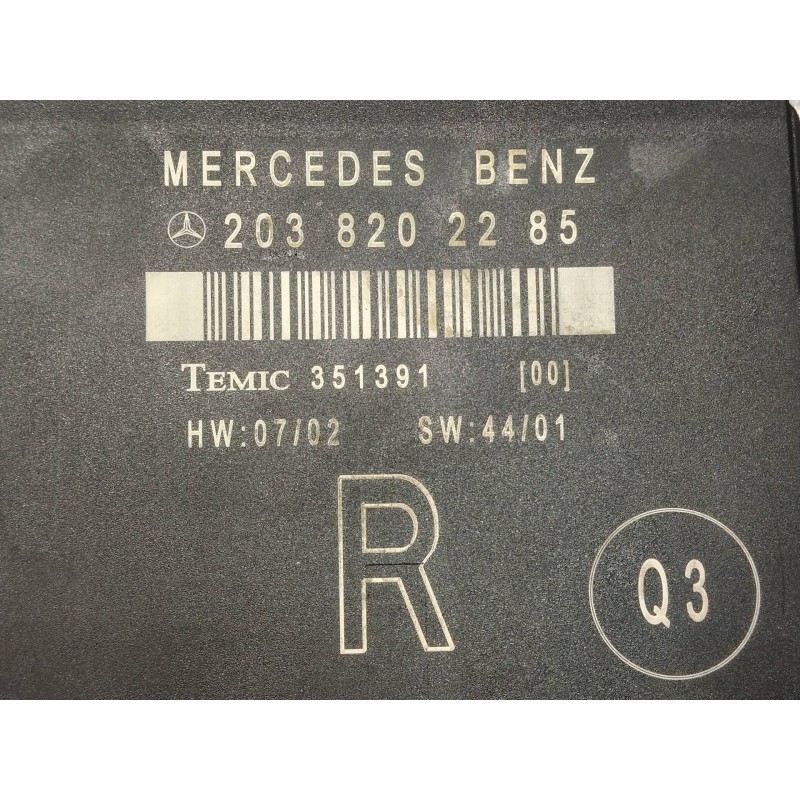 Recambio de modulo electronico para mercedes clase c (w203) familiar 2.2 cdi cat referencia OEM IAM A2038202285  TRA DRCH