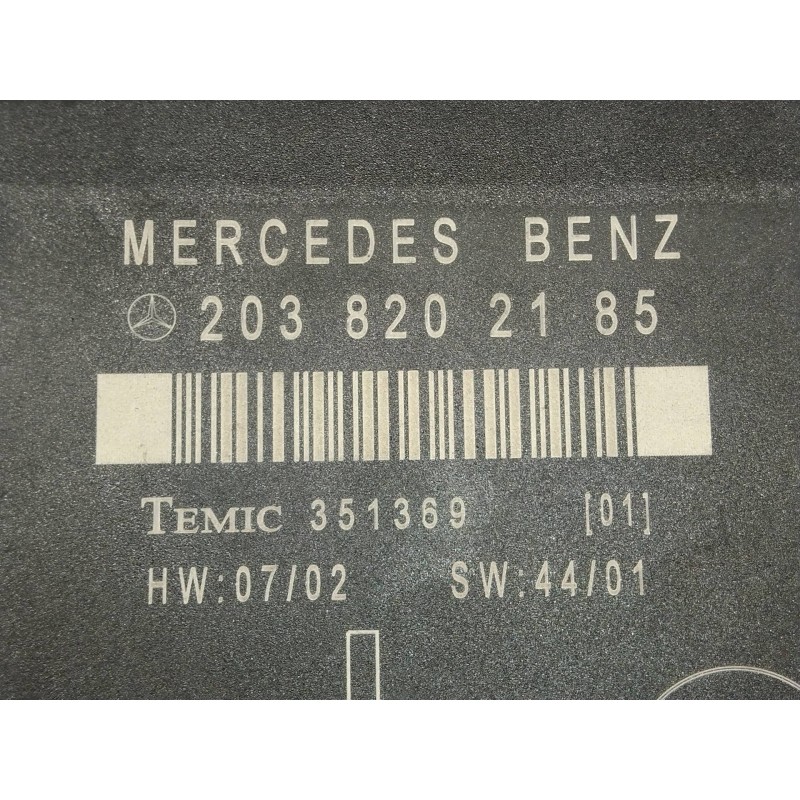 Recambio de modulo electronico para mercedes clase c (w203) familiar 2.2 cdi cat referencia OEM IAM 2038202185  TRA IZDA