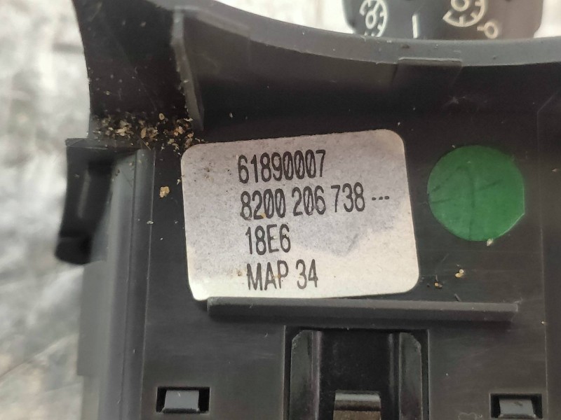 Recambio de mando multifuncion para renault scenic rx4 (ja0) 1.9 dci referencia OEM IAM 8200206738 61890007 