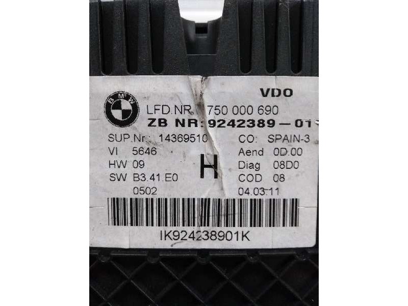Recambio de cuadro instrumentos para bmw z4 roadster (e89) 2.5 24v cat referencia OEM IAM A2C53418550 750000690 IK924238901K