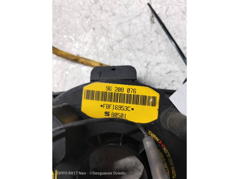 Recambio de anillo airbag para daewoo aranos 1.5 l referencia OEM IAM 96208076  