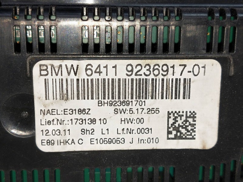 Recambio de mando calefaccion / aire acondicionado para bmw z4 roadster (e89) 2.5 24v cat referencia OEM IAM 6411923691701  