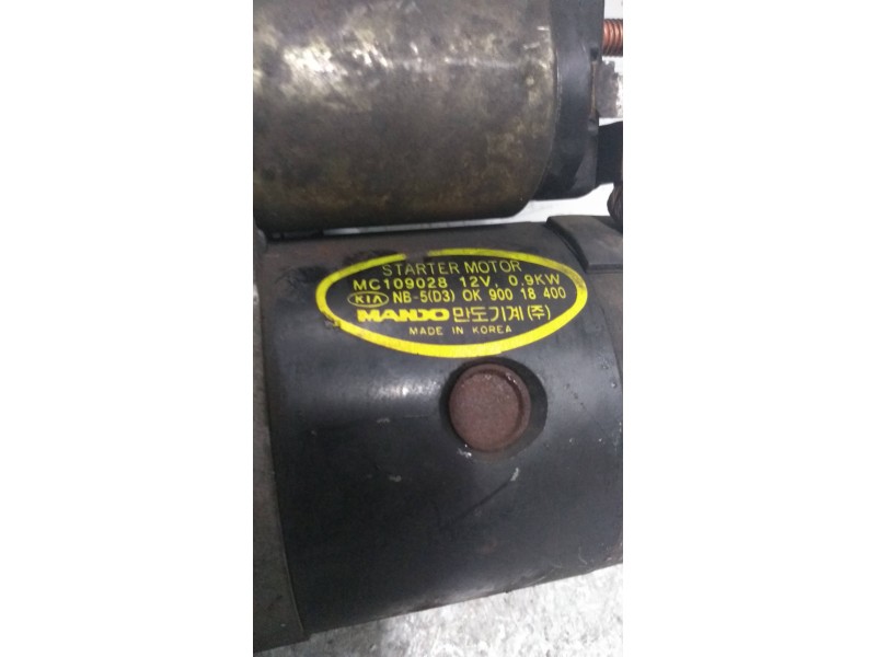 Recambio de motor arranque para kia carens 1.8 monovolumen referencia OEM IAM MC109028 MANDO 