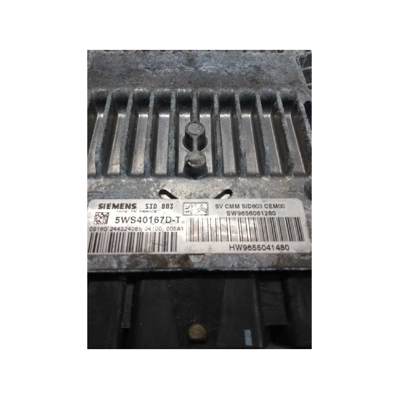 Recambio de centralita motor uce para peugeot 407 st confort referencia OEM IAM 5WS40167DT SW9656061280 HW9655041480 SID803