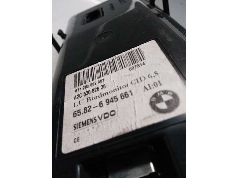 Recambio de pantalla multifuncion para bmw serie 5 berlina (e60) referencia OEM IAM A2C53082636 611260002007 65826945661
