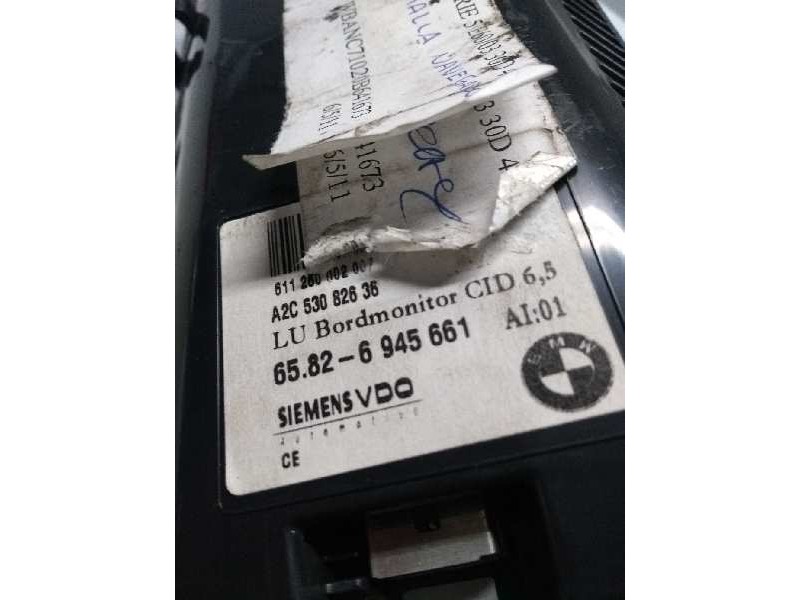 Recambio de pantalla multifuncion para bmw serie 5 berlina (e60) 3.0 turbodiesel cat referencia OEM IAM A2C53082636 611260002007