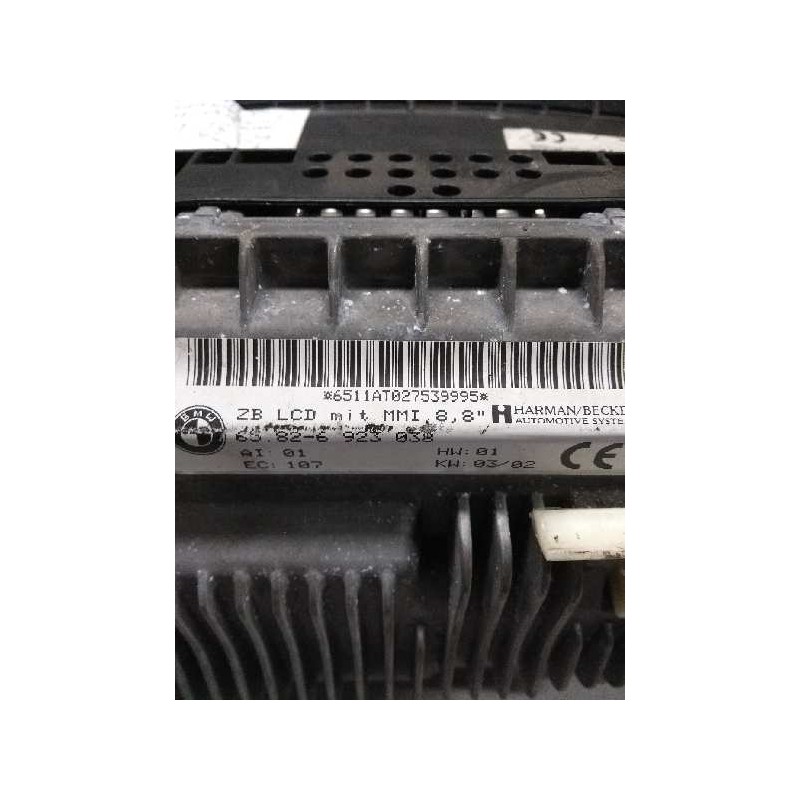 Recambio de pantalla multifuncion para bmw serie 7 (e65/e66) 3.6 v8 32v cat referencia OEM IAM 65826923038  