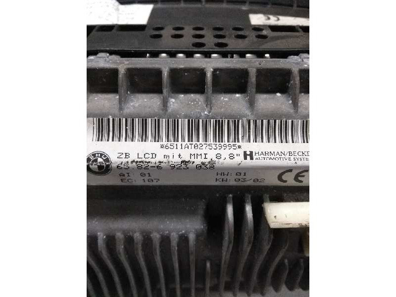 Recambio de pantalla multifuncion para bmw serie 7 (e65/e66) 3.6 v8 32v cat referencia OEM IAM 65826923038  