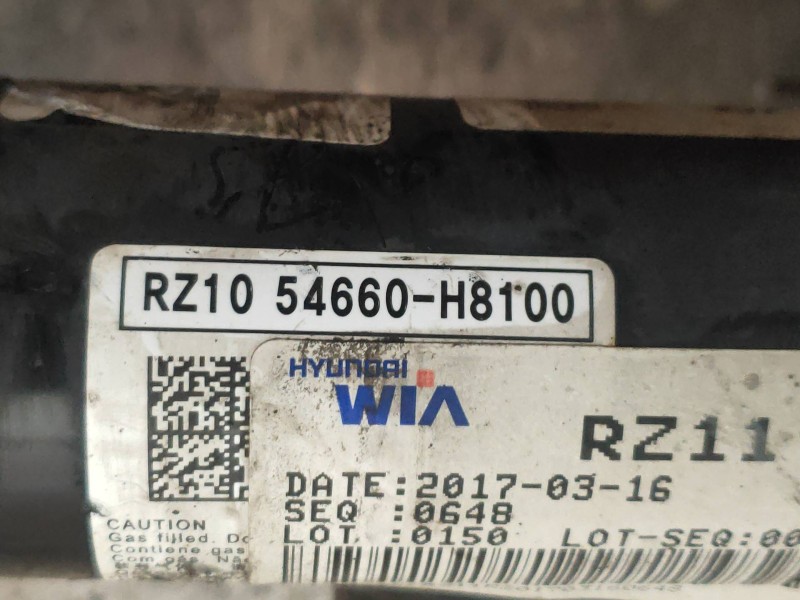 Recambio de amortiguador delantero derecho para kia rio (yb) attract referencia OEM IAM 54660H810  