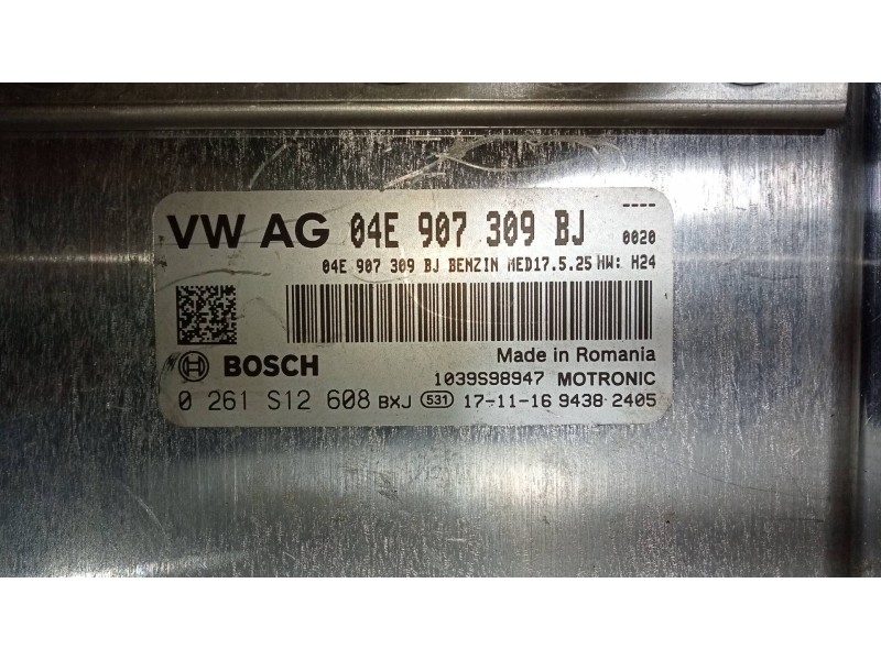 Recambio de centralita motor uce para seat leon (5f1) style referencia OEM IAM 0261S12608 04E907309BJ 