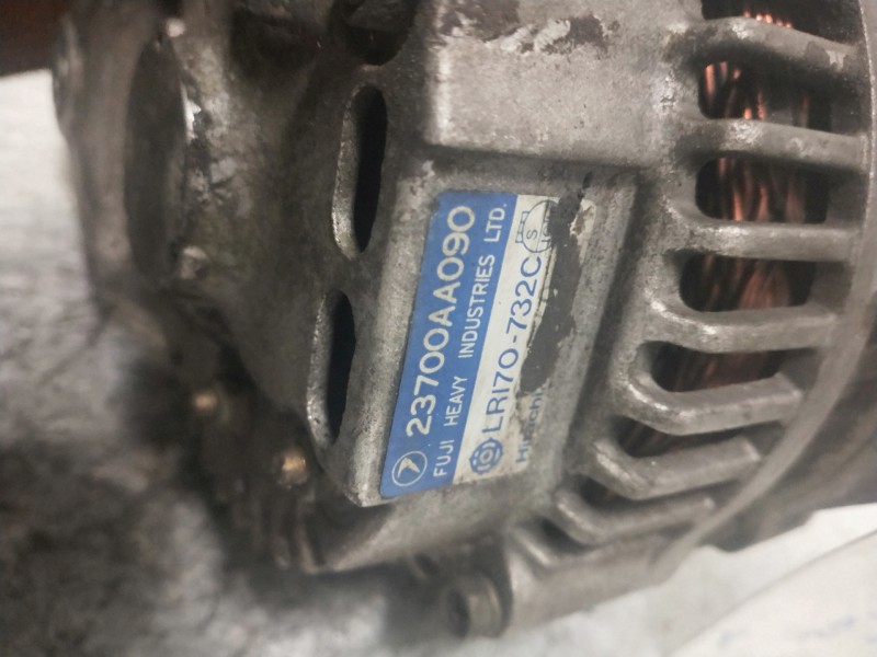 Recambio de alternador para subaru legacy berl./familiar b11 (bd/bg) 2.2 gx berlina referencia OEM IAM 23700AA090   Recambio de alternador para subaru legacy berl./familiar b11 (bd/bg) 2.2 gx berlina referencia OEM IAM 23700AA090