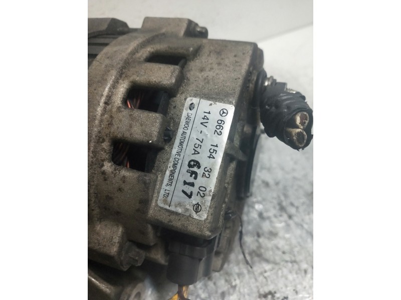 Recambio de alternador para ssangyong musso 2.3 tdi svx referencia OEM IAM 6621543202  