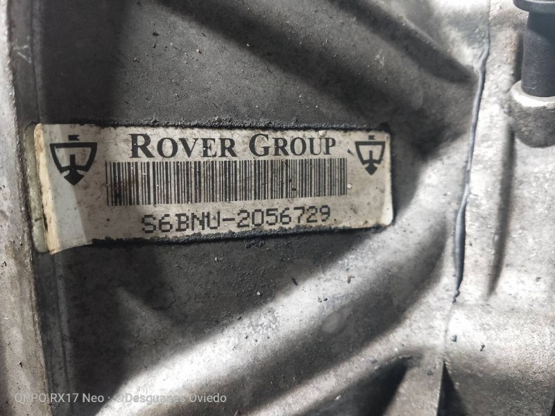 Recambio de caja cambios para mg rover serie 400 (rt) 2.0 turbodiesel referencia OEM IAM S6BNU 2056729 