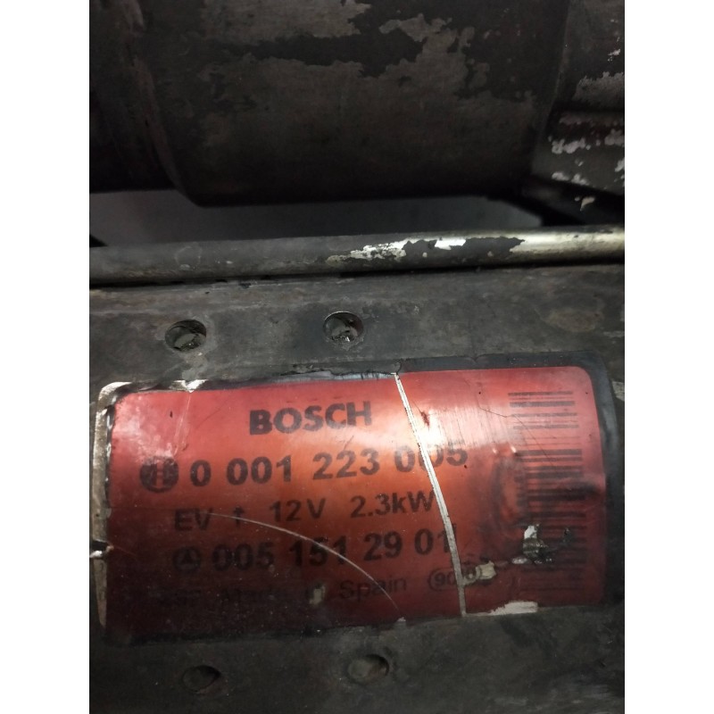 Recambio de motor arranque para mercedes clase e (w211) berlina e 270 cdi (211.016) referencia OEM IAM 0001223006 BOSCH 270CDI