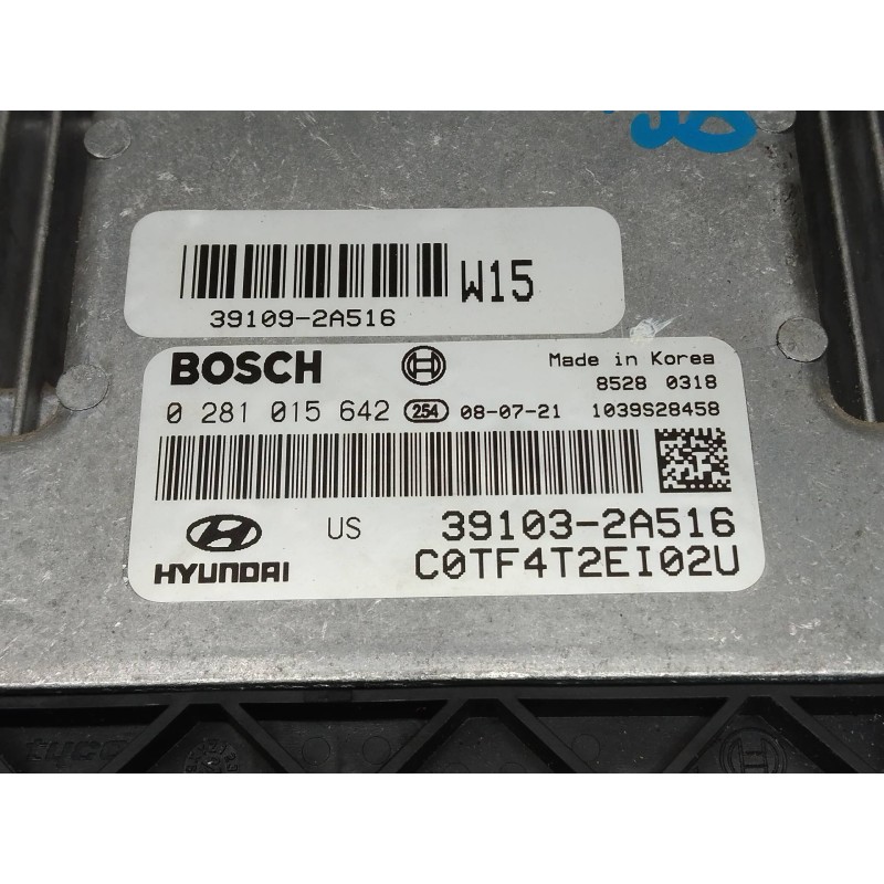 Recambio de centralita motor uce para hyundai getz (tb) 1.5 crdi referencia OEM IAM 0281015642 391032A516 C0TF4T2EI02U
