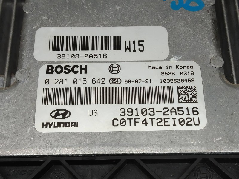 Recambio de centralita motor uce para hyundai getz (tb) 1.5 crdi referencia OEM IAM 0281015642 391032A516 C0TF4T2EI02U