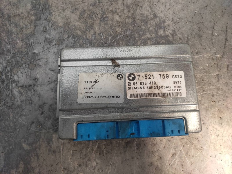 Recambio de centralita cambio automatico para bmw serie 3 berlina (e46) 320d referencia OEM IAM 5WK33503AG 96025410 7521759