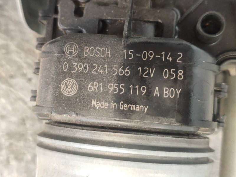 Recambio de motor limpia delantero para volkswagen polo (6c1) 1.4 tdi referencia OEM IAM 0390241566 6R1955119 