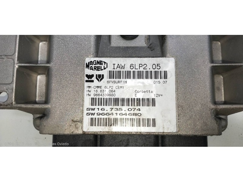 Recambio de centralita motor uce para citroen c4 berlina collection referencia OEM IAM IAW6LP205 9664164680 16735074