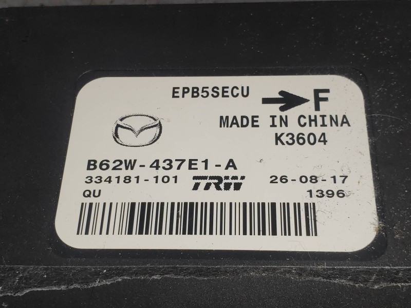 Recambio de modulo electronico para mazda 3 lim. () style referencia OEM IAM B62W437E1A EPB5SECU 334181101