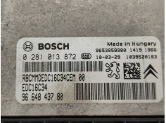 Recambio de centralita motor uce para peugeot partner kombi premium referencia OEM IAM 0281013872 9664843780 EDC16C34 9653958980 2