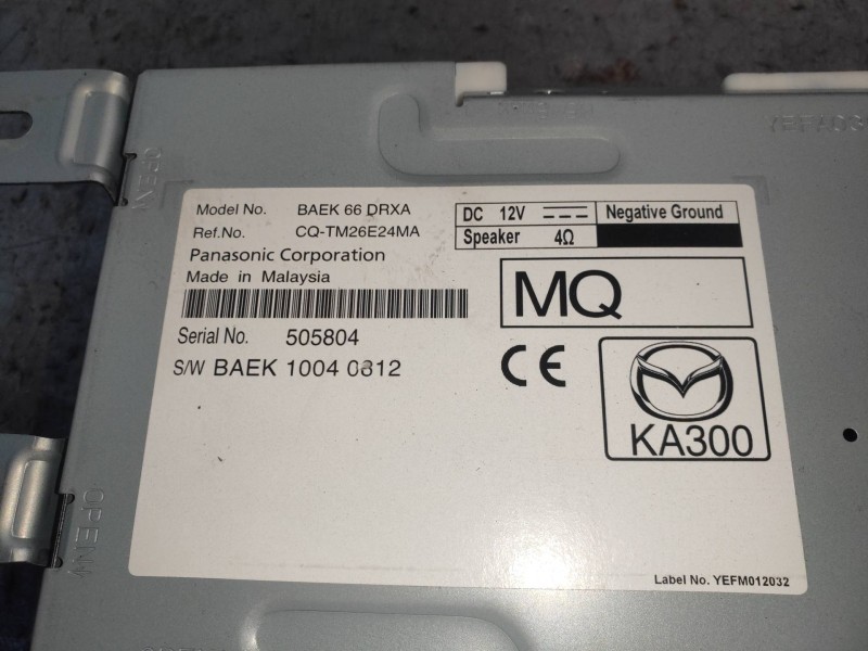 Recambio de modulo electronico para mazda 3 lim. () style referencia OEM IAM BAEK66DRXA CQTM26E24MA 