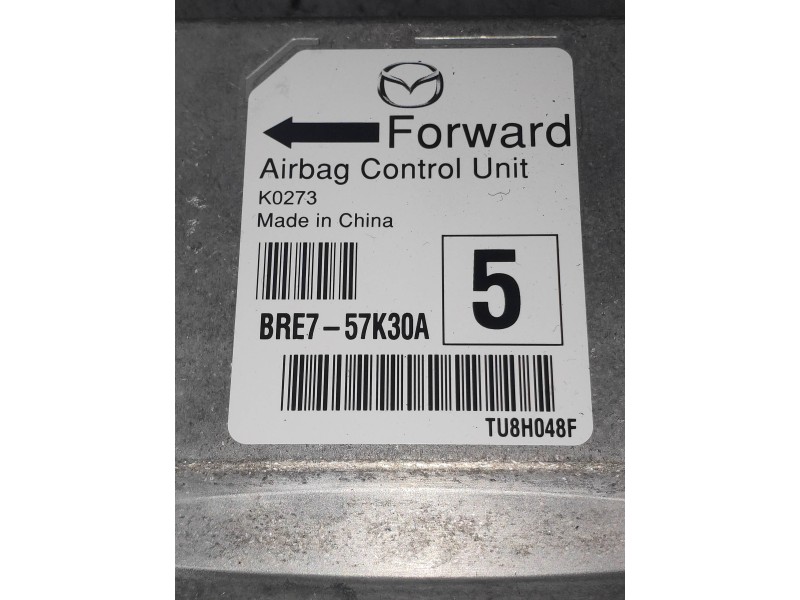 Recambio de centralita airbag para mazda 3 lim. () style referencia OEM IAM BRE757K30A  