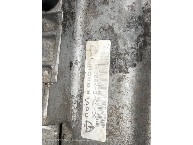 Recambio de caja cambios para mg rover serie 100 (xp) 1.5 diesel referencia OEM IAM 5C35D D2002912 